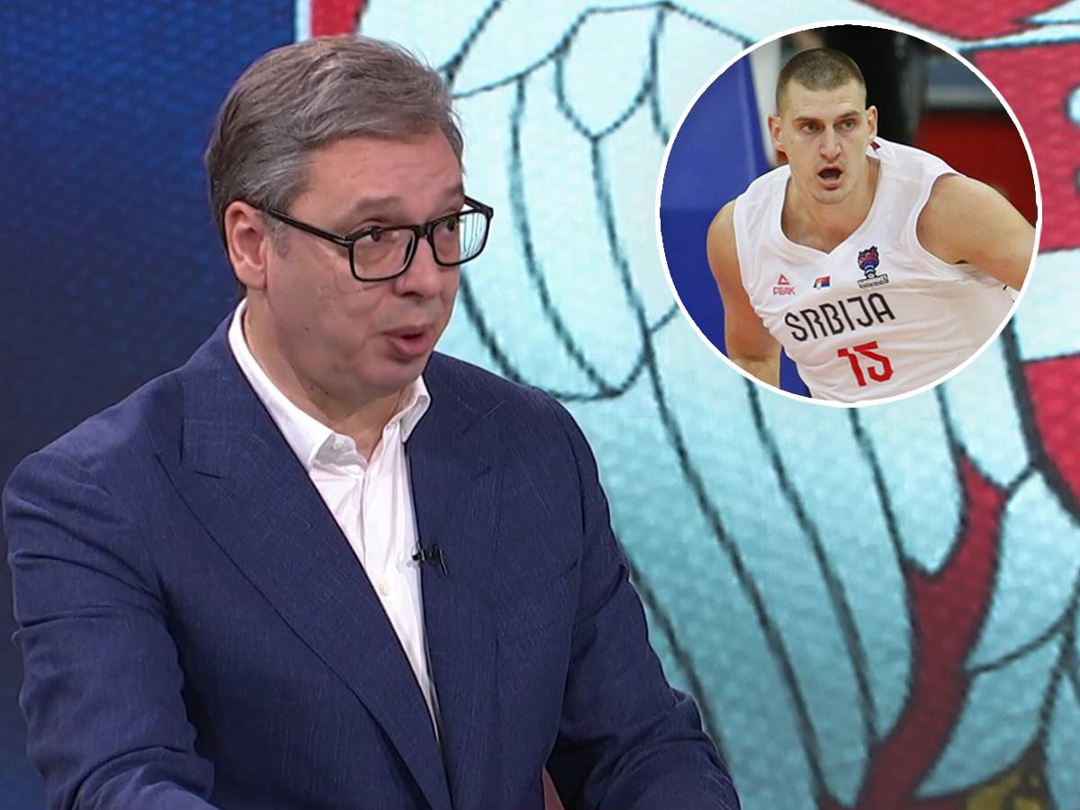  Aleksandar Vučić zamolio Nikolu Jokića da igra za Srbiju 