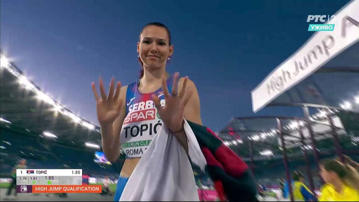  Angelina Topić u finalu Evropskog prvenstva 