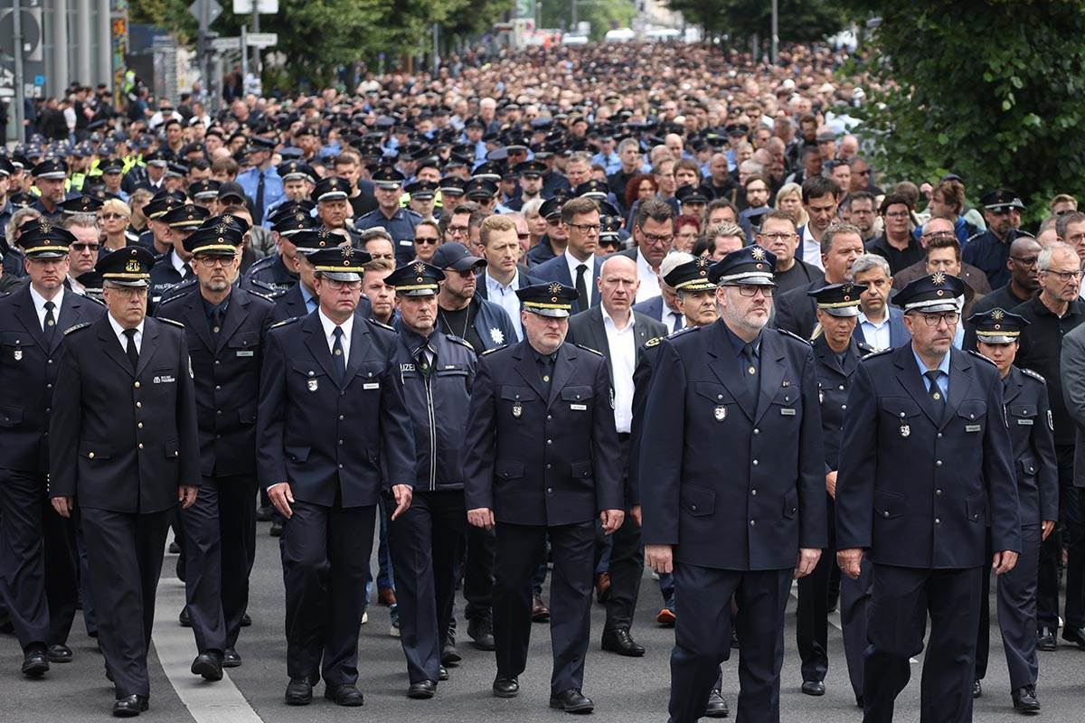  Protesti u Njemačkoj zbog ubistva policajca 