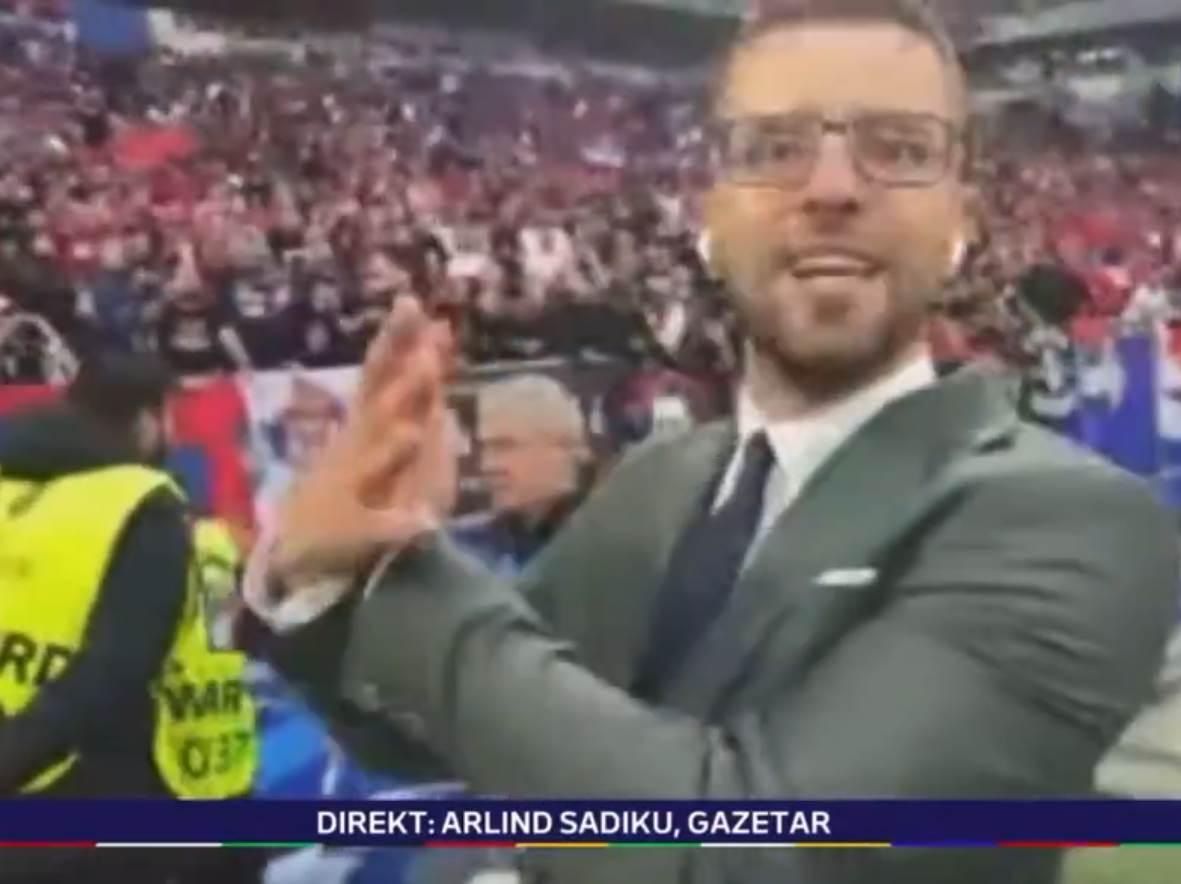  albanski novinar provocirao navijace srbije 