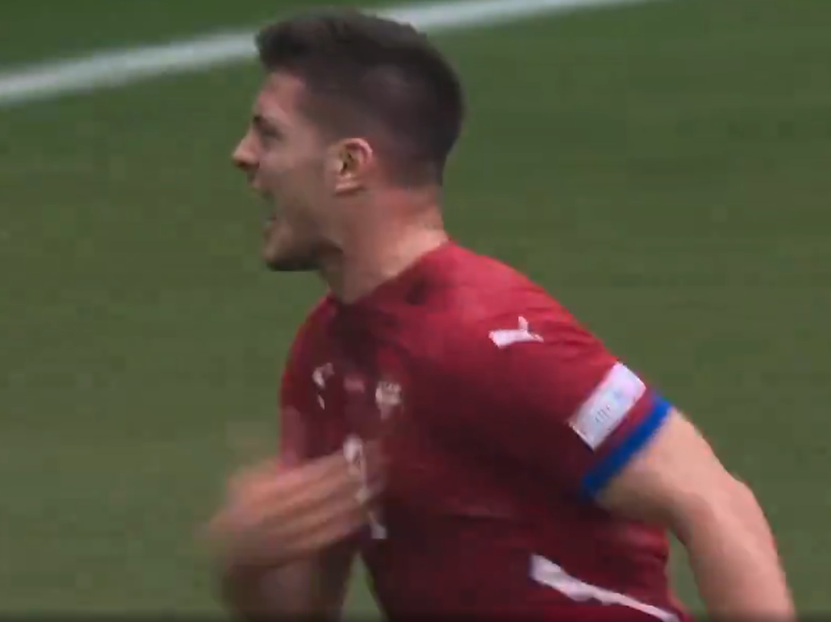  Srbija Slovenija gol Luke Jovića 