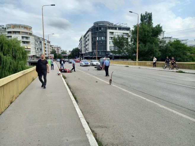  Sudar motociklista na Venecija mostu u Banjaluci 