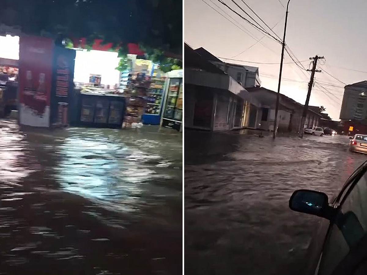  Veliko nevrijeme u Srbiji: Apokaliptični prizori u Bujanovcu, voda ulazi u zgrade i prodavnice (FOTO) 