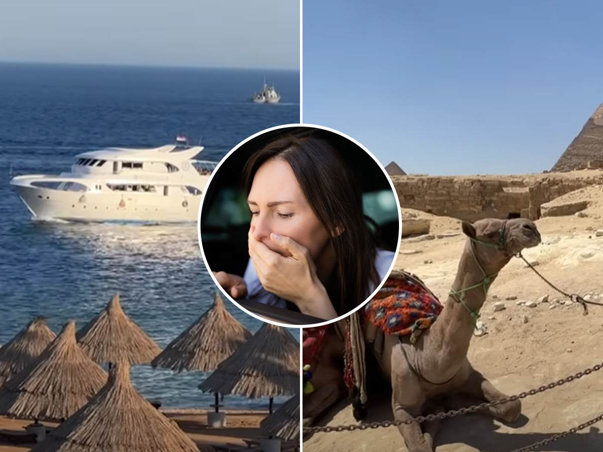 Žena o simptomima faraonove osvete u Egiptu Žena o simptomima faraonove osvete u Egiptu