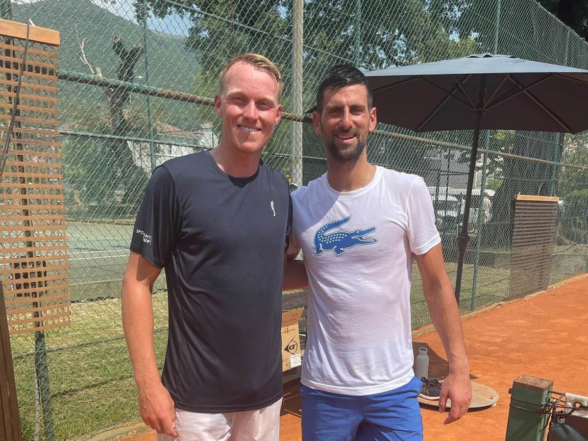  novak djokovic i filip bergevi treniraju u crnoj gori 