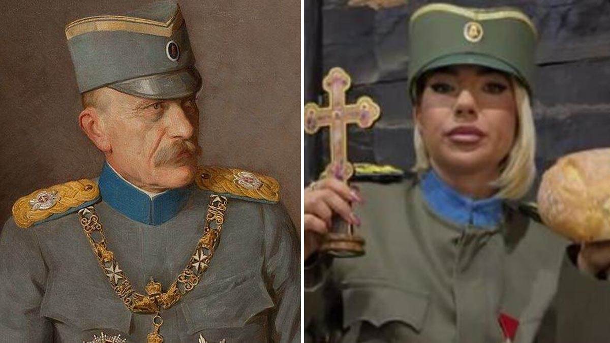  Jovana Jeremić u uniformi Živojina Mišića 