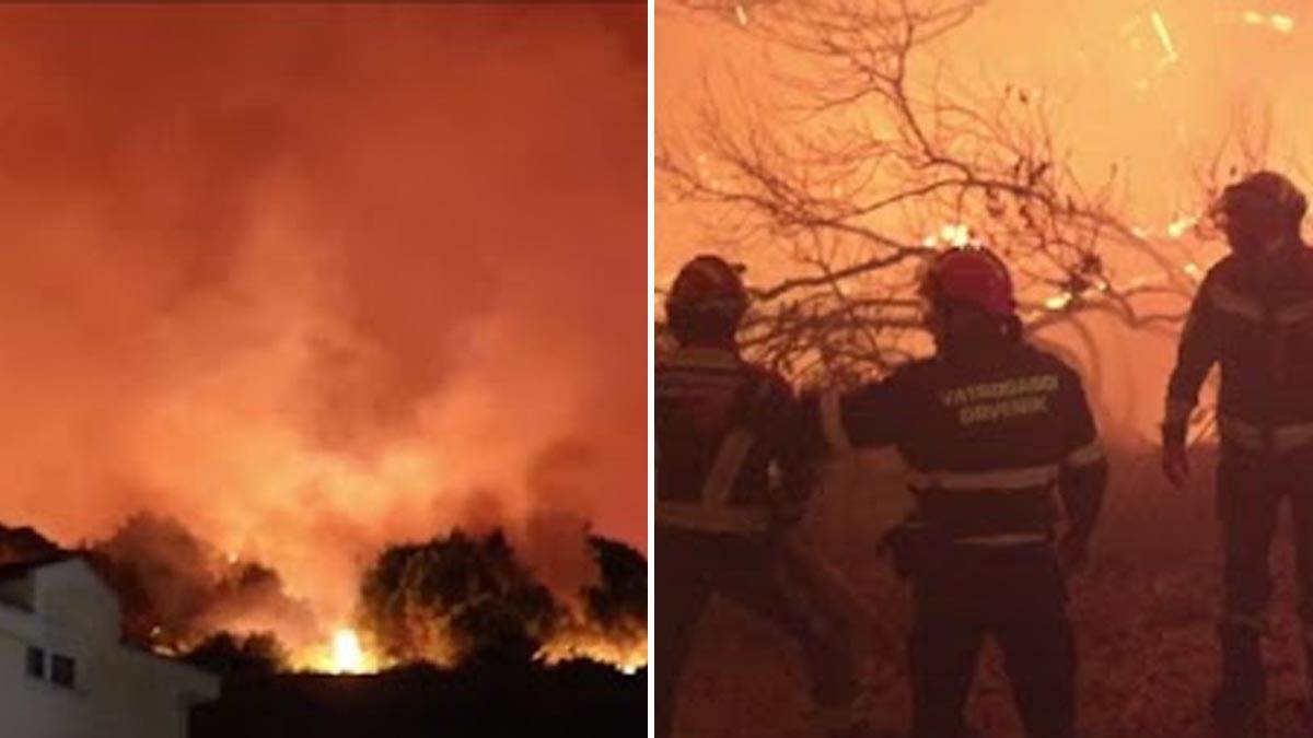  Požar kod Tučepa i Makarske 