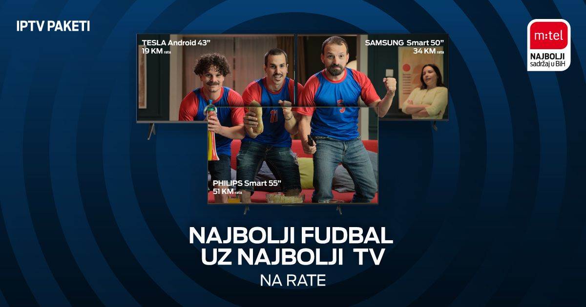  Najbolji sport gleda se putem m:tel TV paketa 