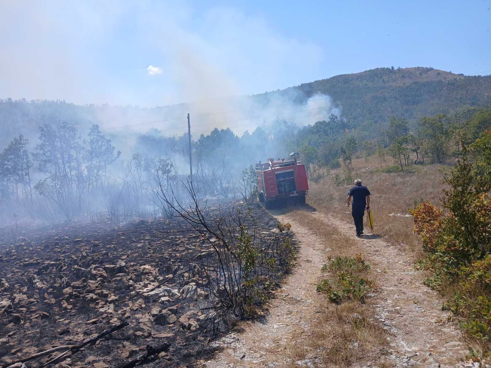  Kiša pomogla u gašenju požara kod Bileće 