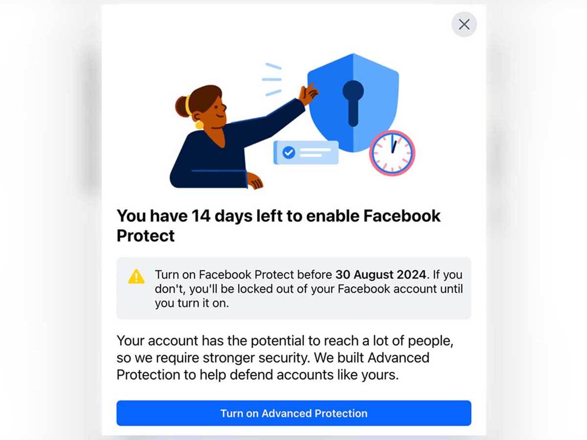  Facebook Advanced Protection zaključavanje naloga 