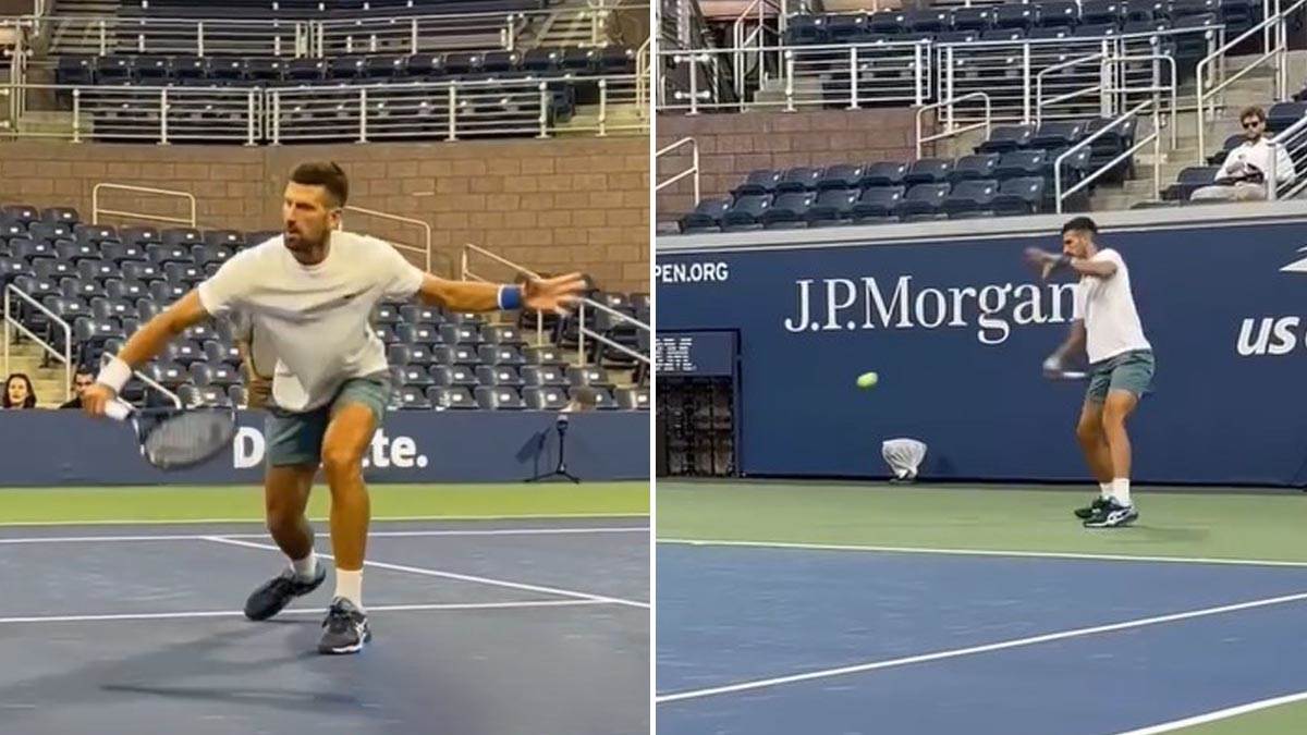  novak djokovic trenira bez steznika na us openu 