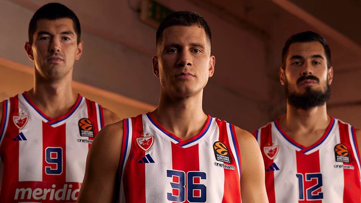  KK Crvena zvezda novi dres sezona 2024-2025 