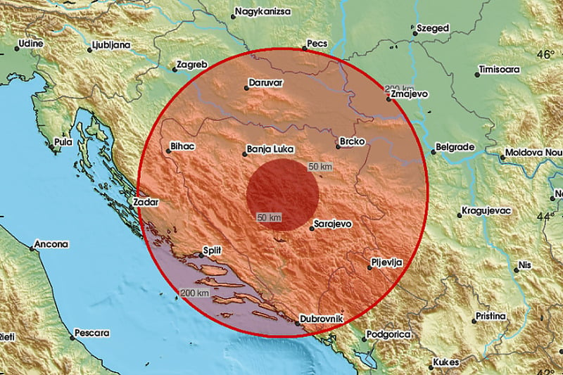  Zemoljotres na području Zenice 