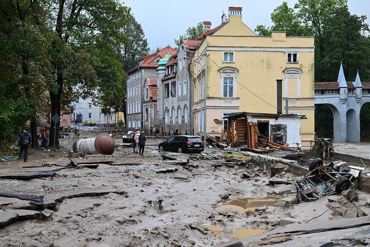  Gradić na sjeveru Poljske skoro nestao u bujici 