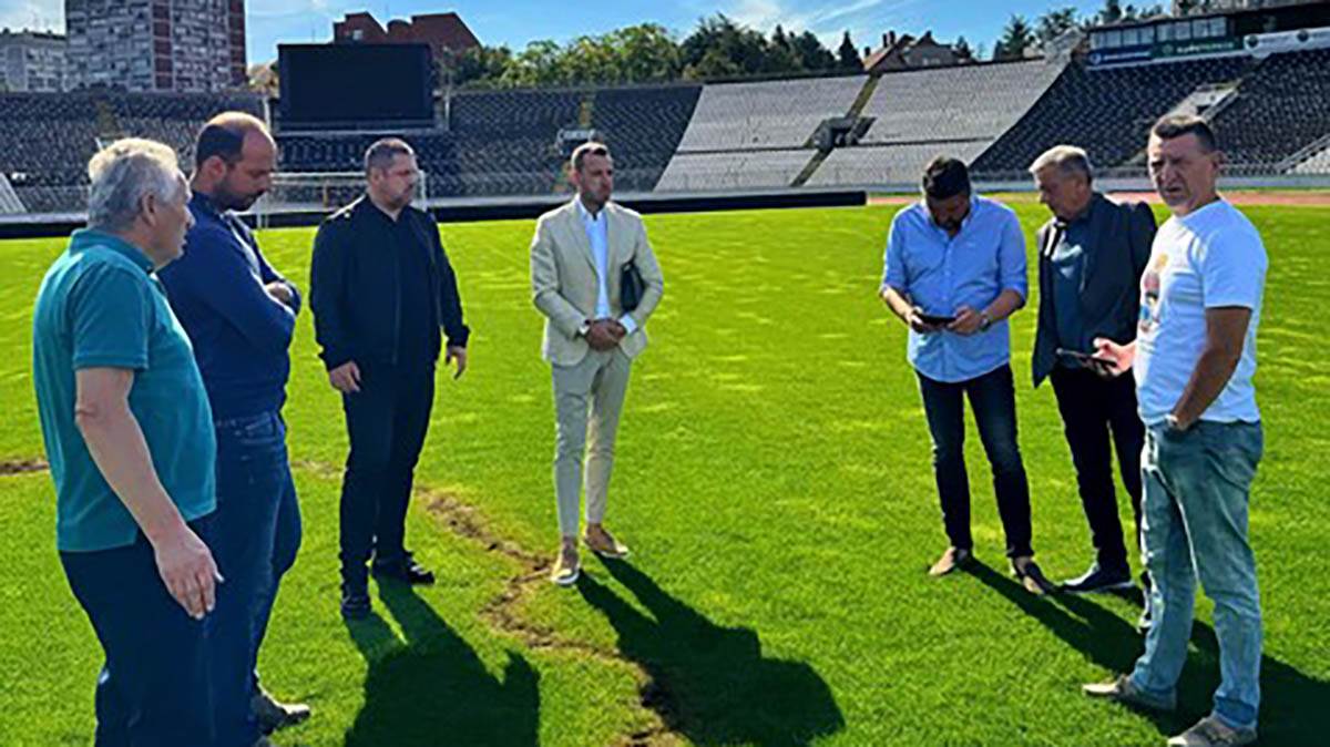  Oštećenja na stadionu Partizana 