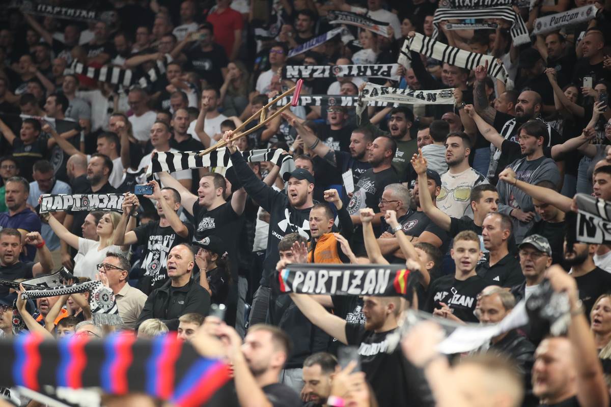  KK Partizan kažnjen sa 800 evra  