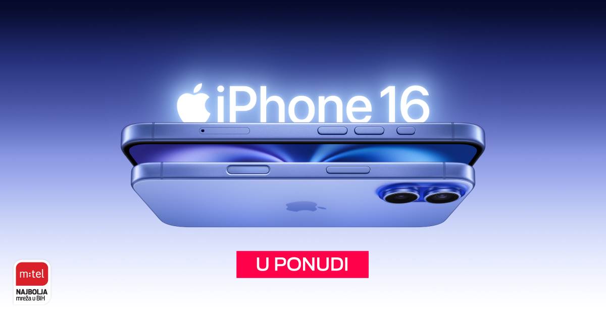  U m:tel ponudi iPhone 16 – genijalan u svakom pogledu 