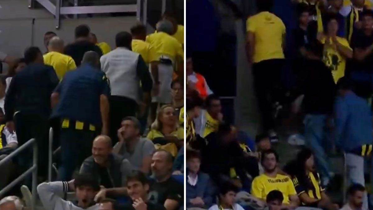  Snimak navijača Fenerbahčea kako odlaze iz Arene 