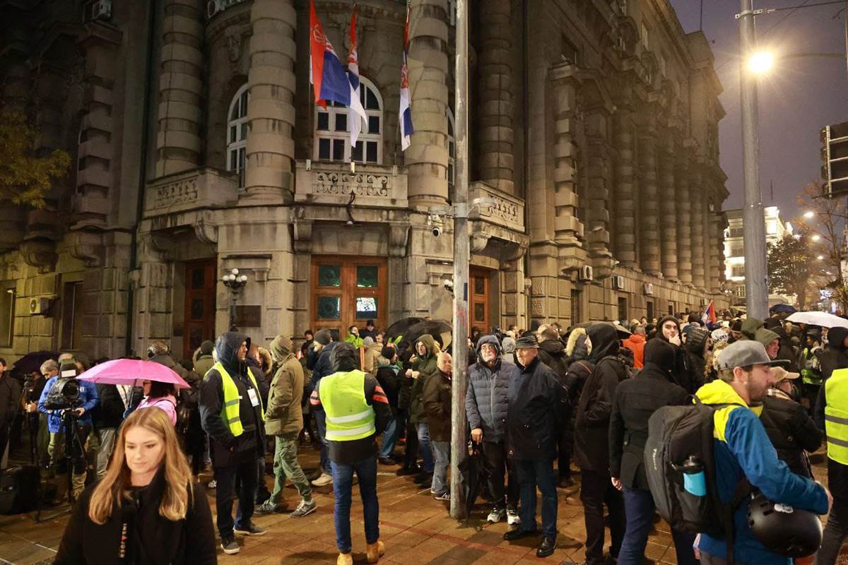  Protest u Beogradu zbog nesreće u Novom Sadu 