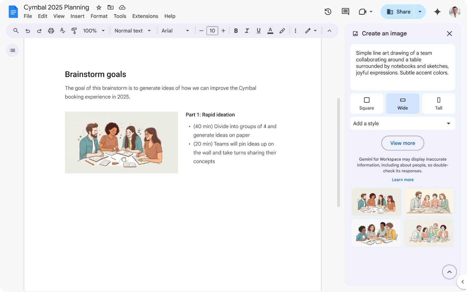  Google Docs dobio Imagen 3 AI generisanje slika 