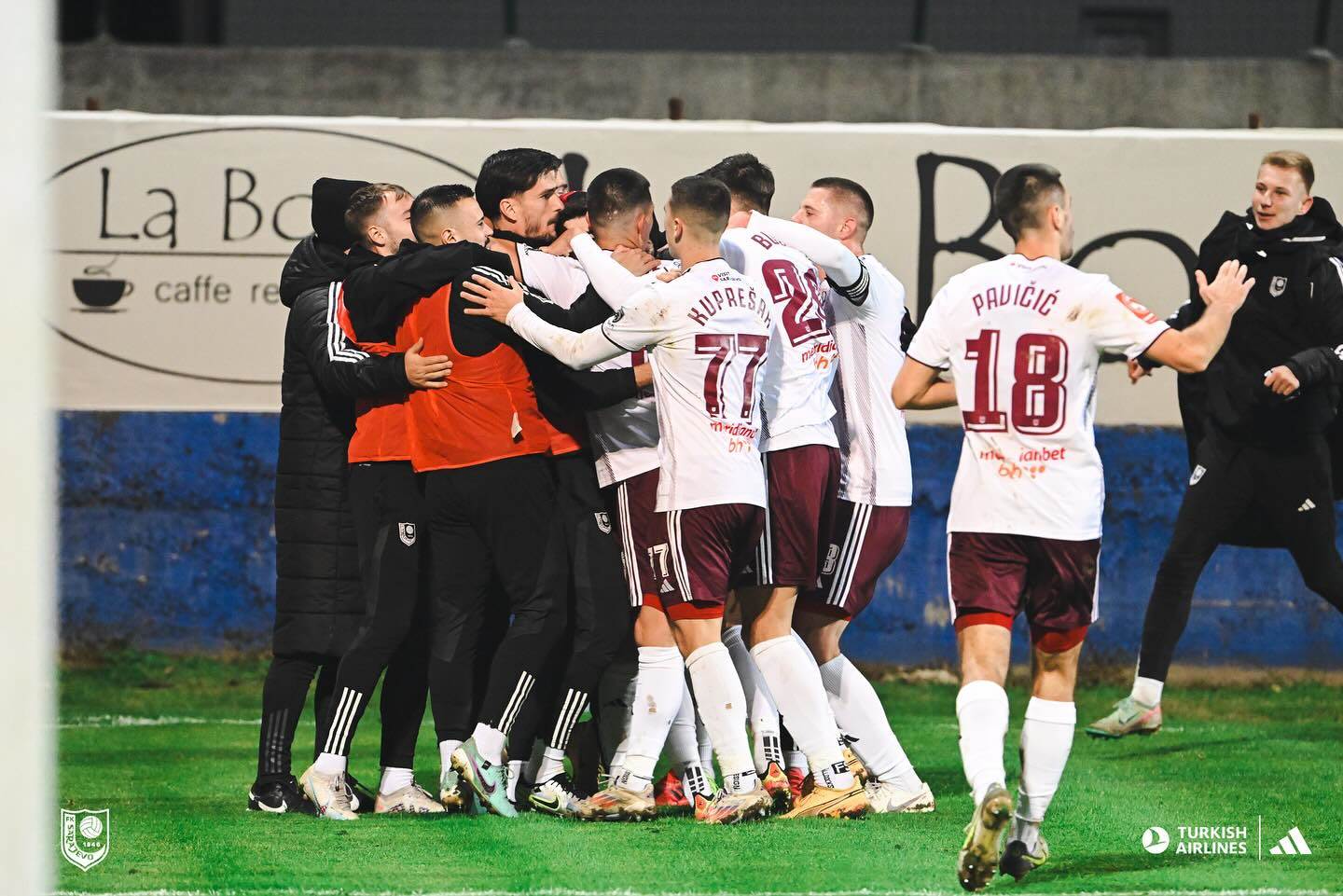  Premijer liga BiH GOŠK Sarajevo 0 3  