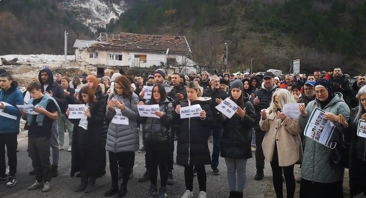  Protest u Donjoj Jablanici 