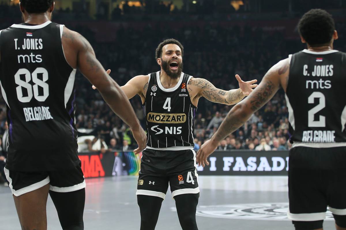  Partizan napredovao u Evroligi nakon tri uzastopne pobjede 