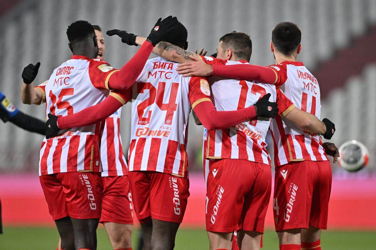  Superliga Crvena zvezda pobijedila TSC 3-1 