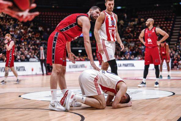  Evroliga Olimpija Milano Crvena zvezda uživo prenos  