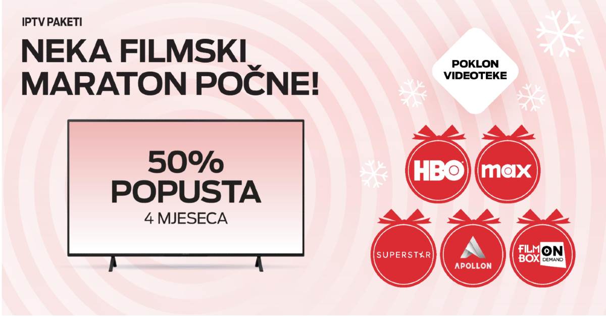  Uživajte u praznicima - Neka filmski maraton počne! 