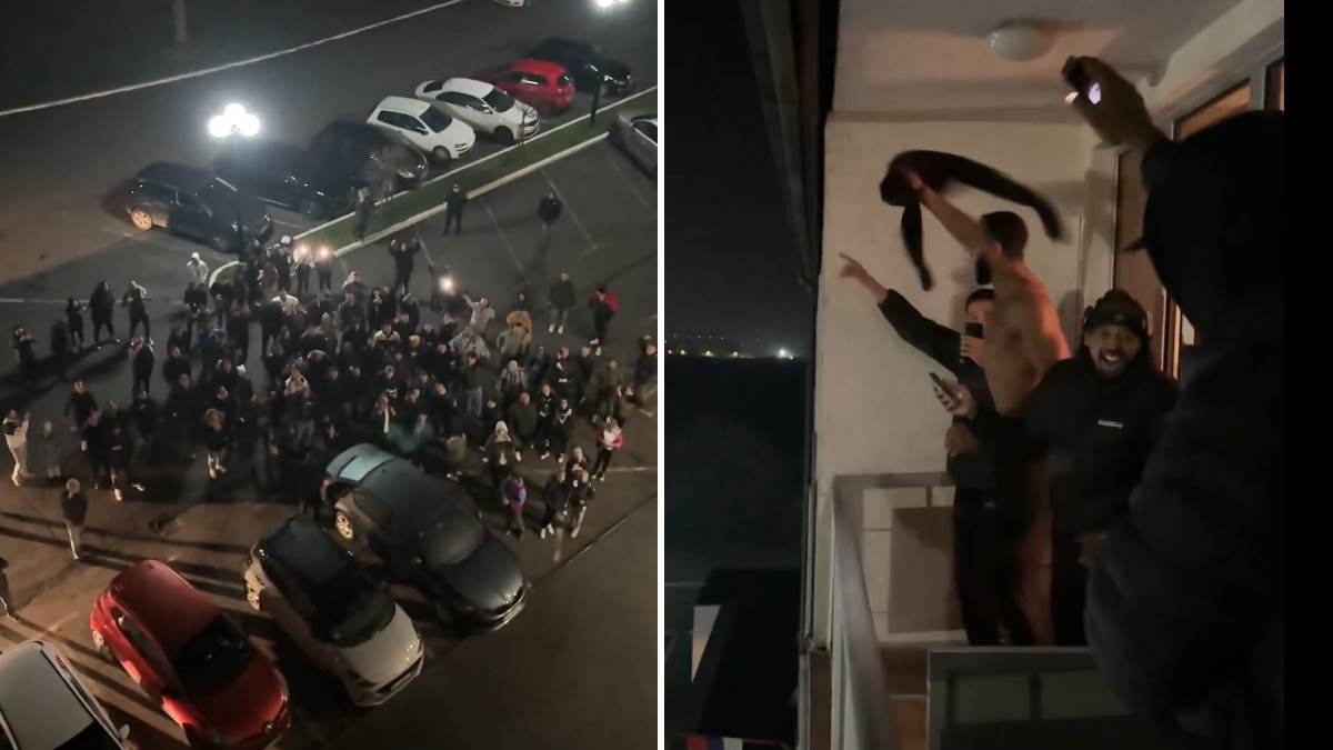 grobari docekali igrace kk partizan u laktasima grobari docekali igrace kk partizan u laktasima