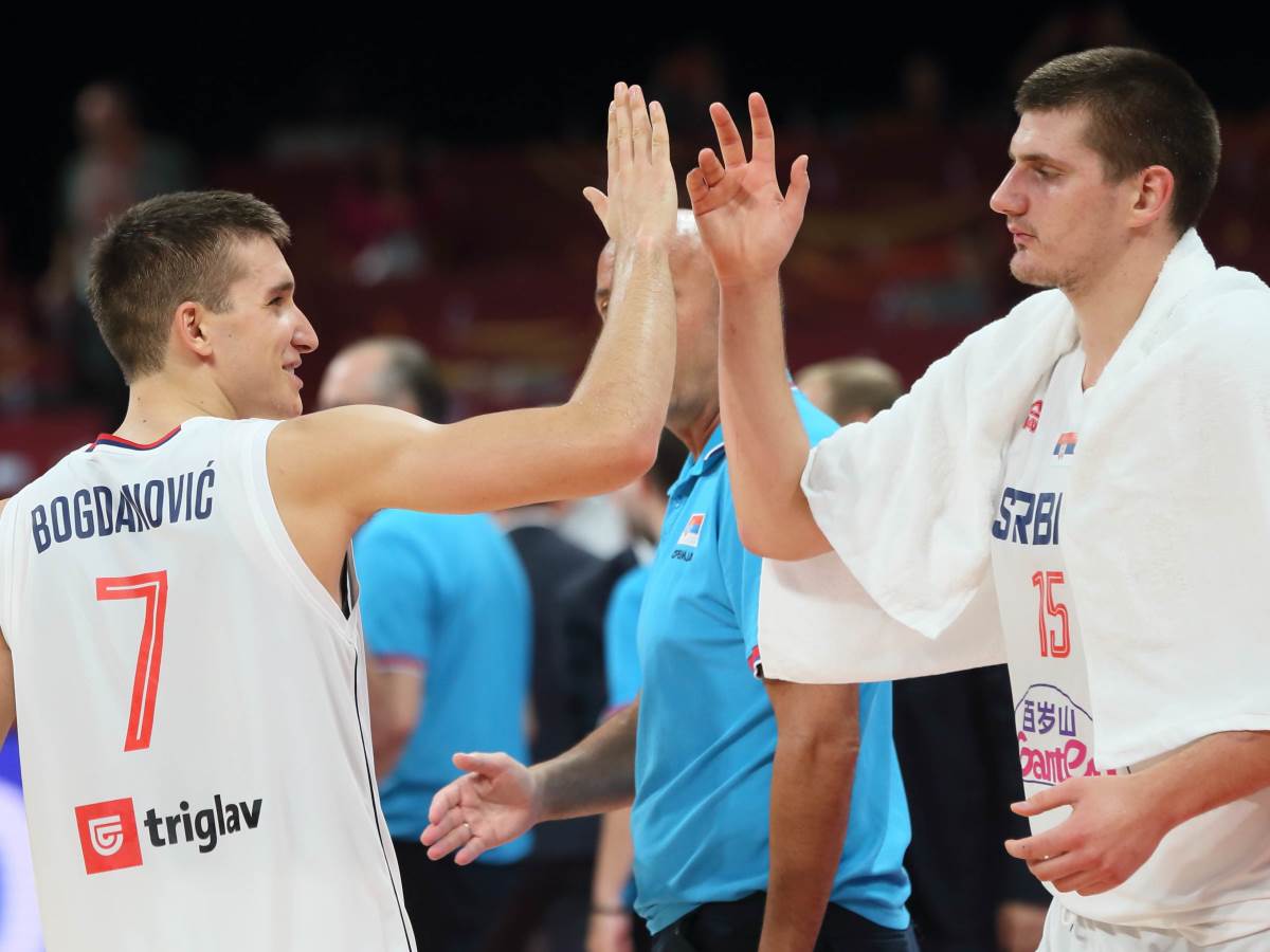  Nikola Jokić i Bogdan Bogdanović fotografija  