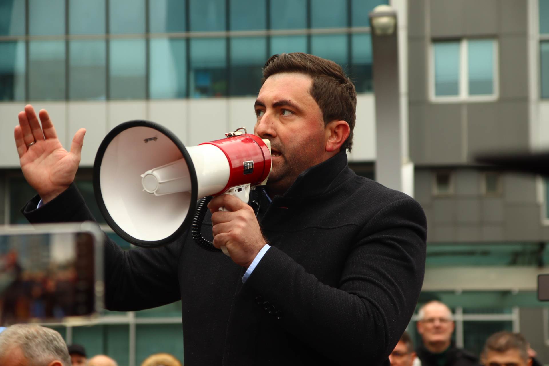  Ljubiša Petrović na protestu 