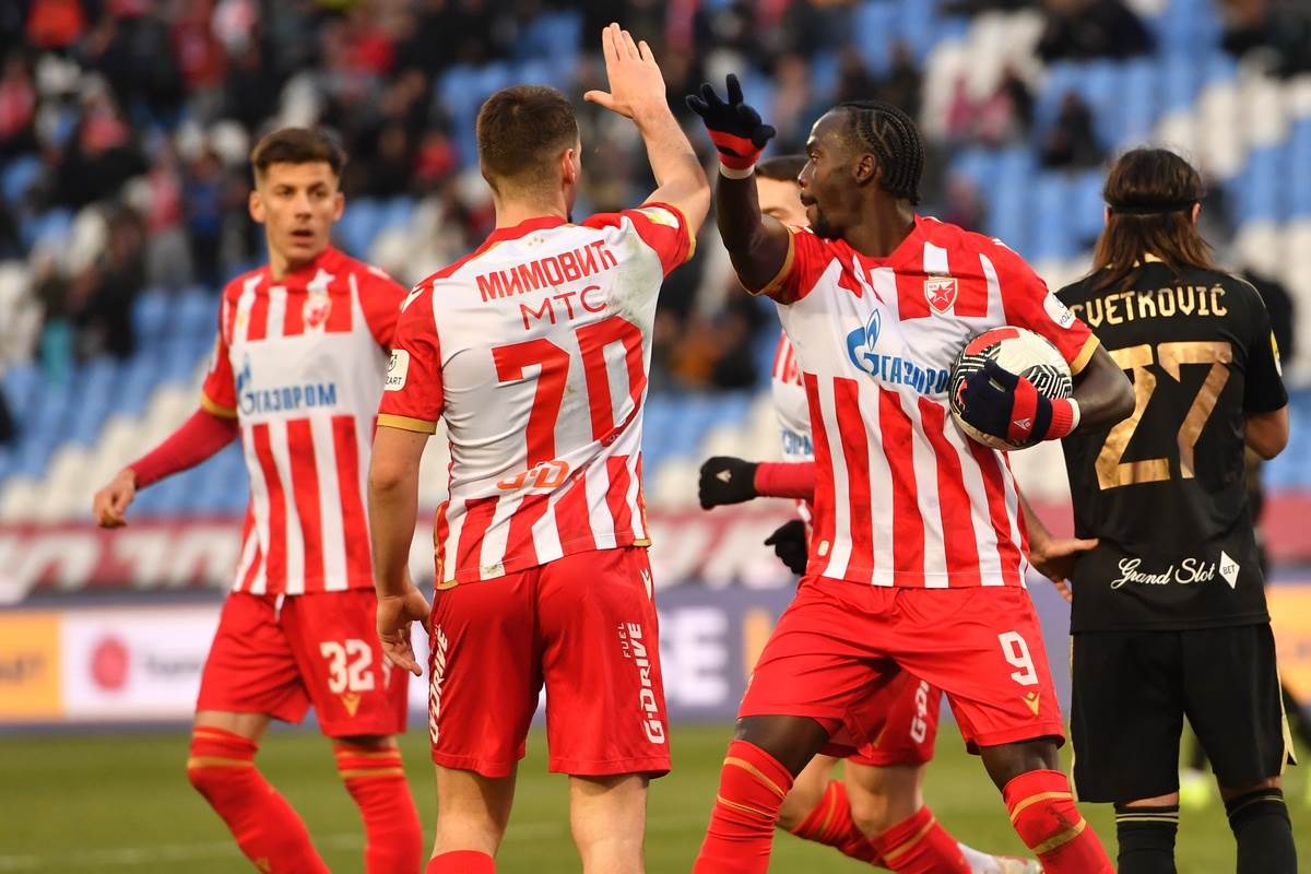  Superliga Srbije Crvena zvezda Čukarički 5 2  