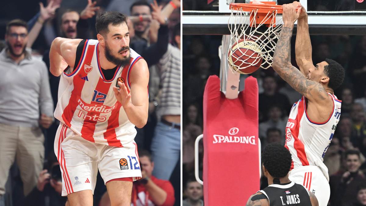  Crvena zvezda Partizan Nikola Kalinić prelomio utakmicu  