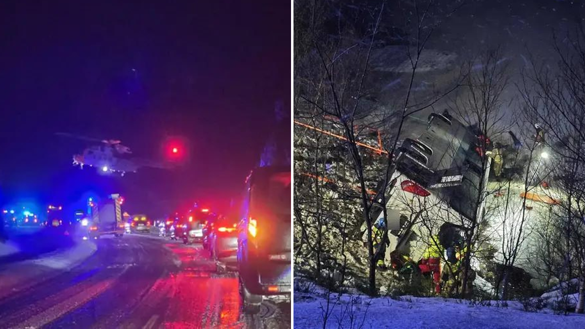  Autobus sletio u jezero u Norveškoj 