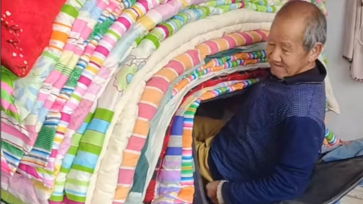 Čovjek se pokriva sa 20 jorgana | Magazin | Zanimljivosti