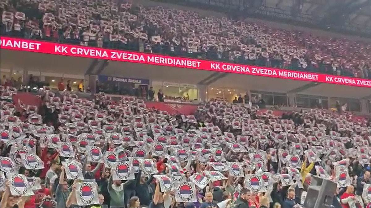  Koreografija Delije Crvena zvezda Pariz Vojska Republike Srpske 