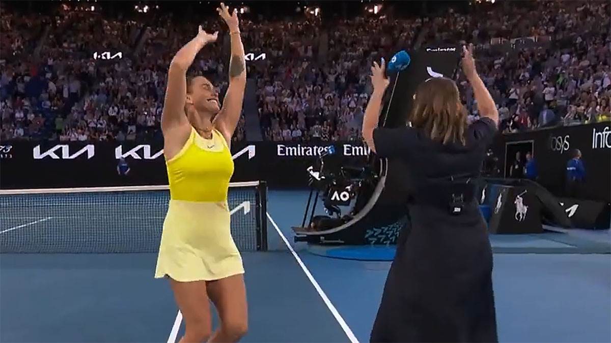  jelena dokic i arina sabalenka plesu na australijan openu 