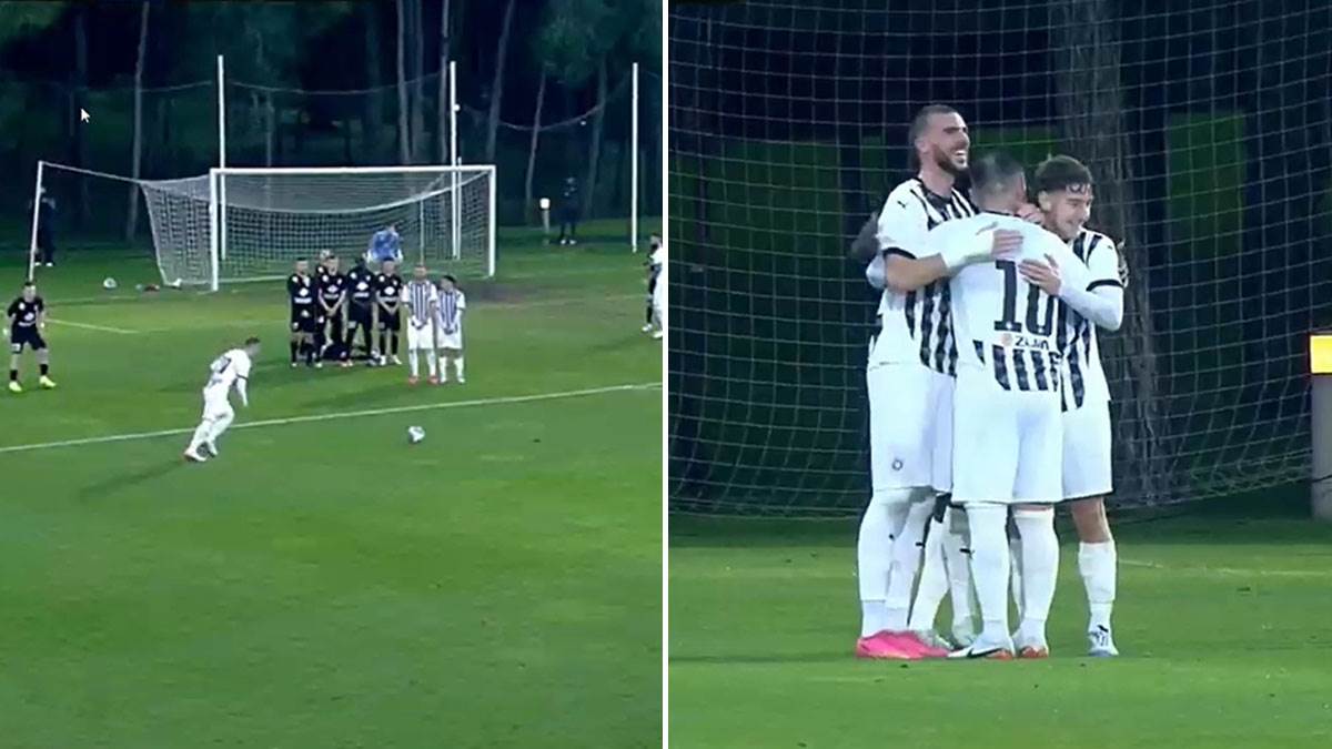  Natho dao gol na prijateljskoj utakmici Partizan Debrecen 