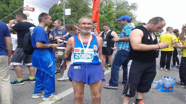  Vlado Stevanović najstariji učesnik polumaratona 