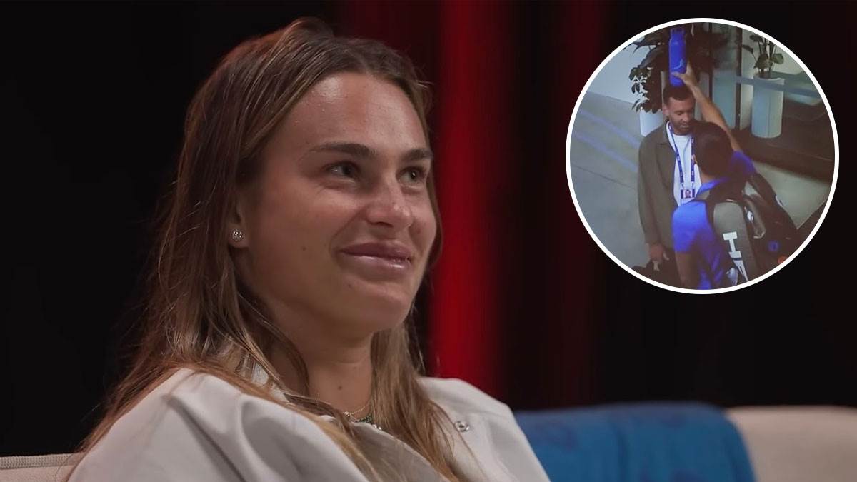 Arina Sabalenka se smijala Đokoviću Arina Sabalenka se smijala Đokoviću