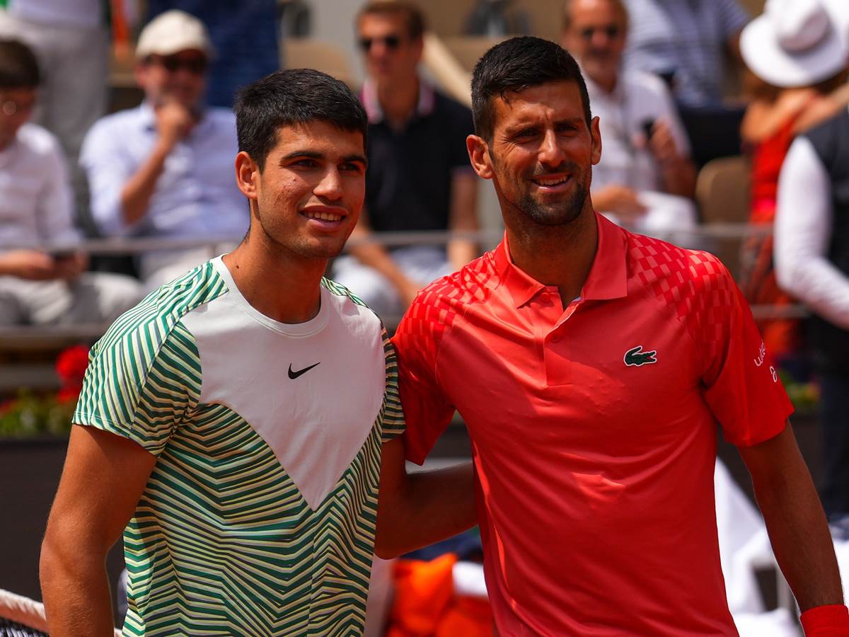 Karlos Alkaraz i Novak Đoković Karlos Alkaraz i Novak Đoković
