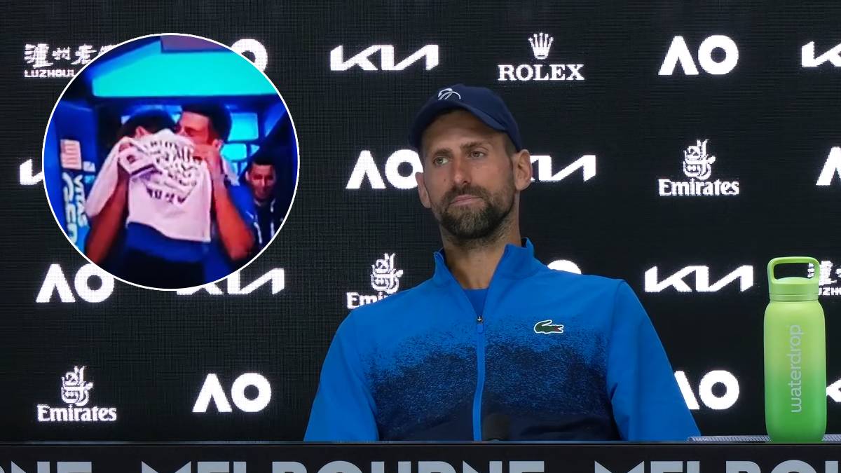  novaku djokovicu poslije velike pobjede u zagrljaj doletio sin stefan 