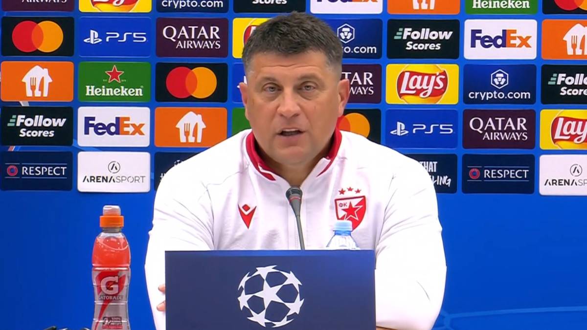  vladan milojevic konferencija za novinare poslije crvena zvezda psv 2 3 