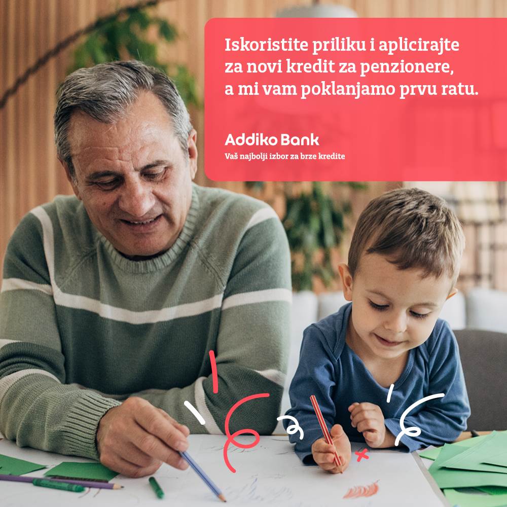Krediti za penzionere u Addiko banci Krediti za penzionere u Addiko banci