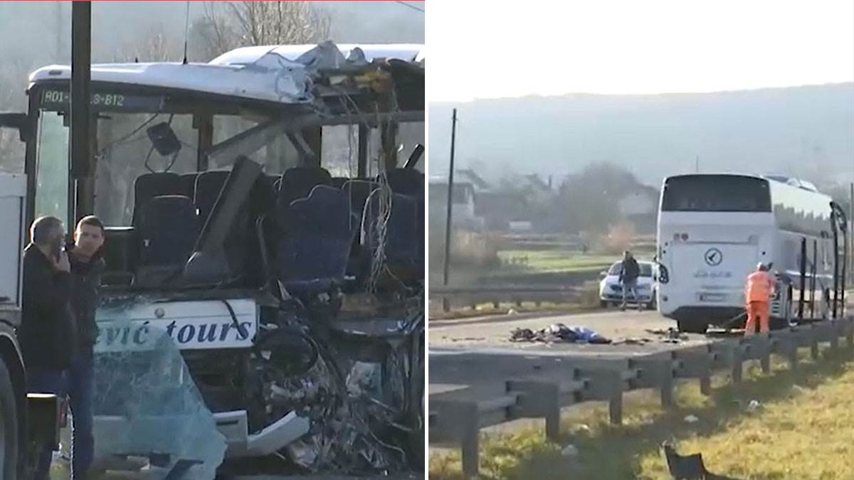 U direktnom sudaru autobusa povrijeđeno 56 osoba: Oglasio se KC Srbije - "Dvoje pacijenata je u teškom stanju" U direktnom sudaru autobusa povrijeđeno 56 osoba: Oglasio se KC Srbije - "Dvoje pacijenata je u teškom stanju"