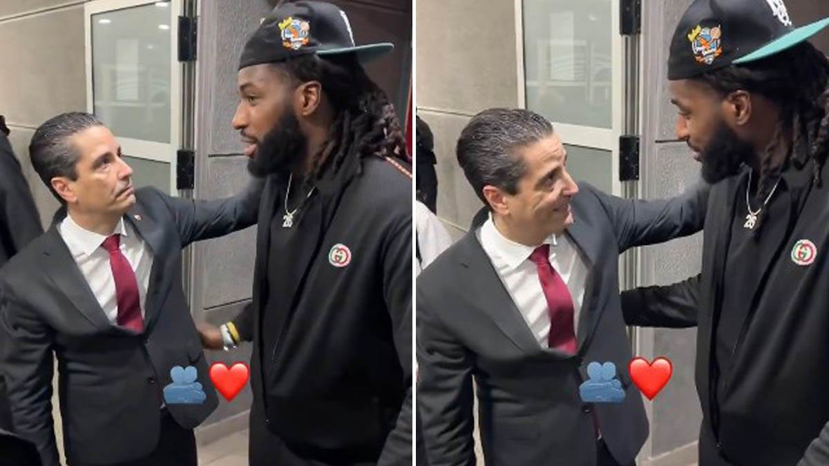  Janis Sferopulos srdačno se pozdravio sa Matijasom Lesorom 