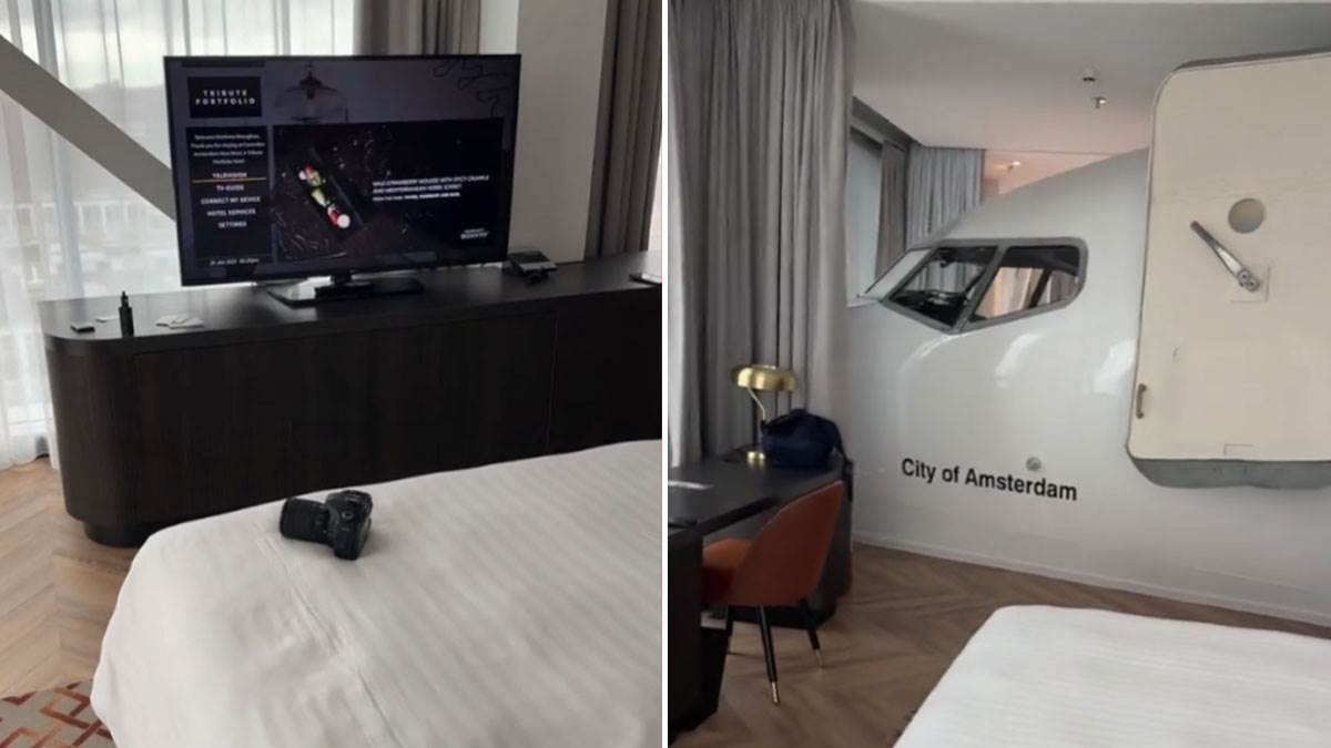 Avion u hotelskoj sobi Avion u hotelskoj sobi