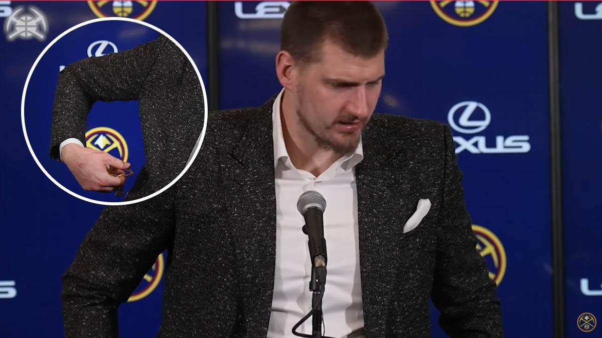  Nikola Jokić tražio lančić na pres konferenciji 